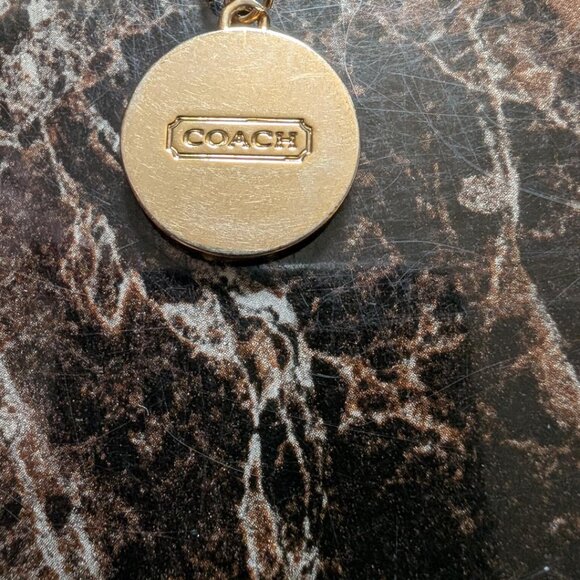 COACH MULTICOLOR PENDANT / CHARM with CHAIN - Picture 2 of 2